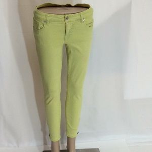 Yellow & green cropped pants lola BCBG
